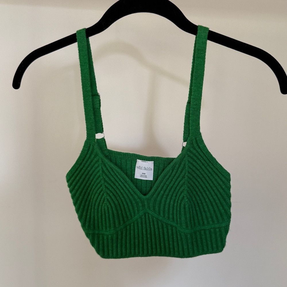 Target knit bra top